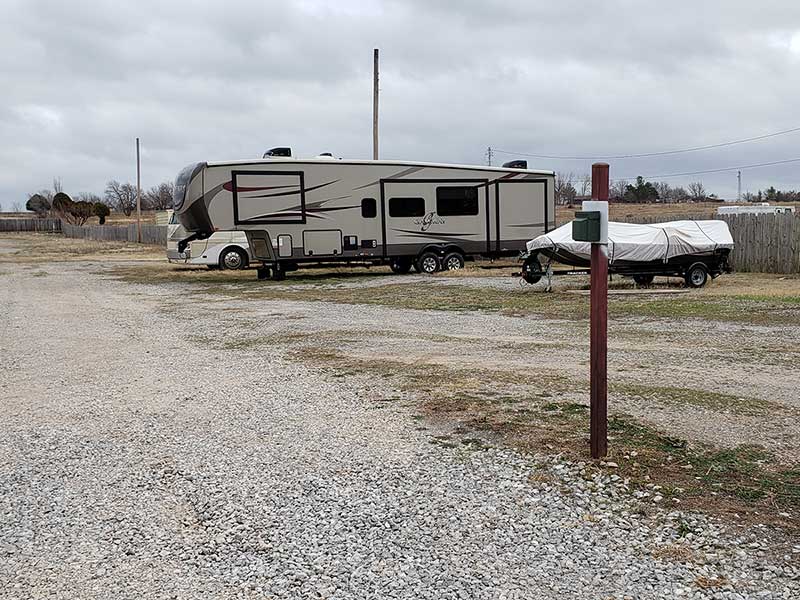 Buffalo Bob's RV Park of Lawton, OK has a large, gated storage areas for your rV and boat on the premises gallery image