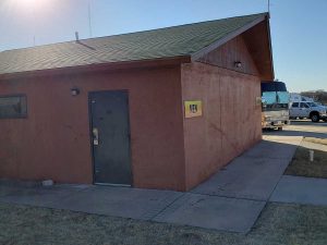 Buffalo Bob's RV Park of Lawton, OK has spacious, clean restrooms that also serve as an above ground storm shelter gallery image